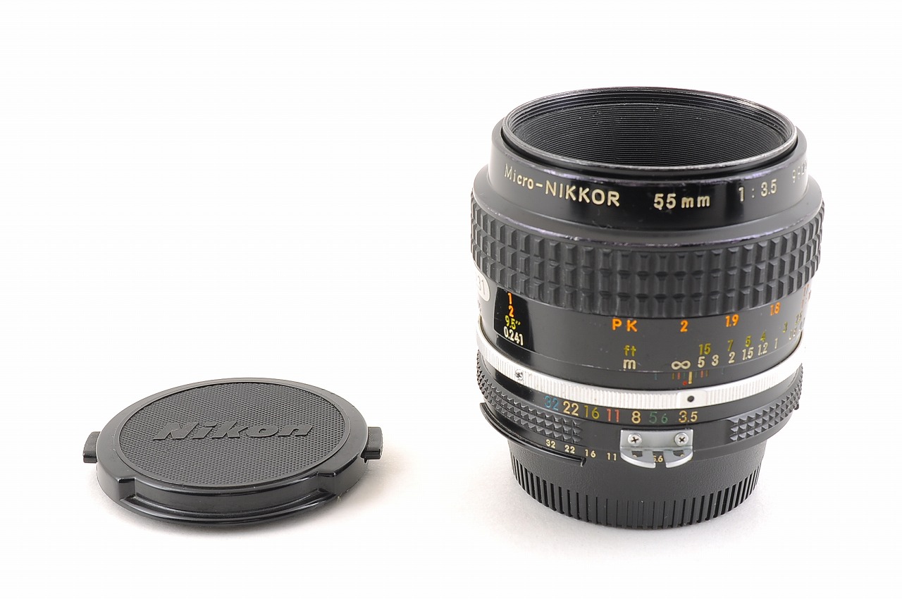 超美品 NIKON AI-S NIKKOR 55mm f3.5 MF M400 Professional Nikon Micro-Nikkor 55mm F3.5 MF AI Made in